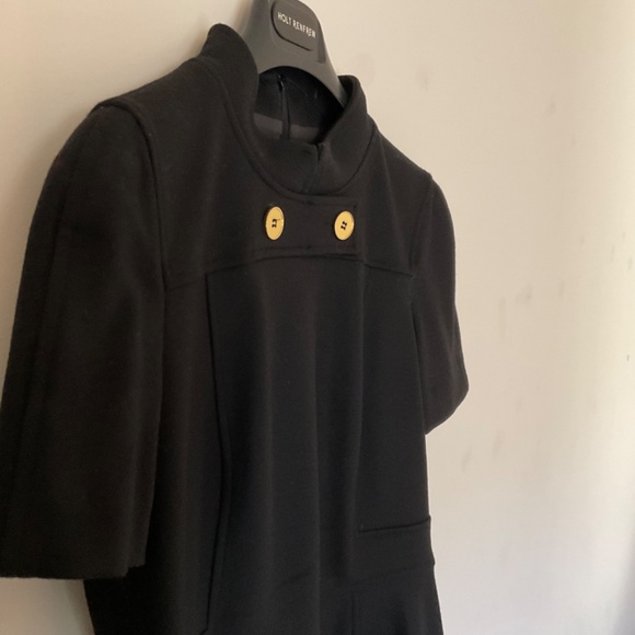 Judith & Charles Size 10 Wool Black Dress - Picture 6 of 8